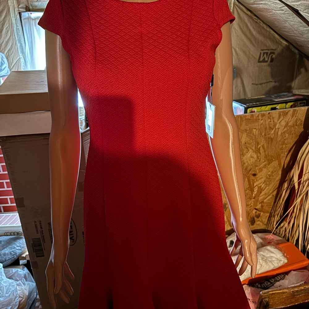 Women’s Calvin Klein Collection Red Midi Dress Size 6P